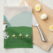 Linge De Cuisine cacahuètes | Snoopy Leader du Pack (Quart Plié)