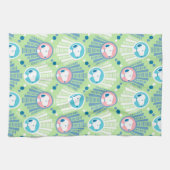Linge De Cuisine cacahuètes | Snoopy Mint Green Deco Dreams Motif (Horizontal)