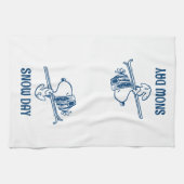 Linge De Cuisine cacahuètes | Snoopy Ski Trip (Horizontal)