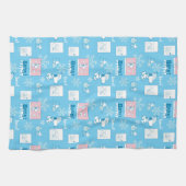 Linge De Cuisine cacahuètes | Snoopy Snow Day Motif (Horizontal)