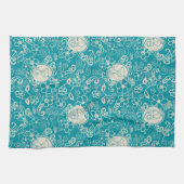 Linge De Cuisine cacahuètes | Snoopy Turquoise Tropical Beach Motif (Horizontal)