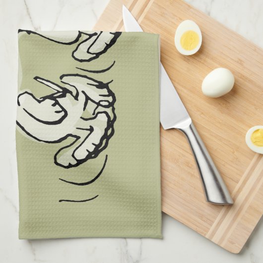 Linge De Cuisine cacahuètes | Snoopy Walking Tall (Quart Plié)