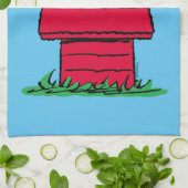 Linge De Cuisine cacahuètes | Snoopy & Woodstock Doghouse (Plié)