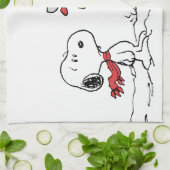 Linge De Cuisine cacahuètes | Snoopy & Woodstock Froid Birdbath (Plié)