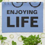 Linge De Cuisine cacahuètes | Vélo Snoopy & Woodstock (Plié)