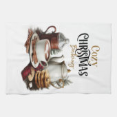 Linge De Cuisine Cacao chaud et cookie (Horizontal)