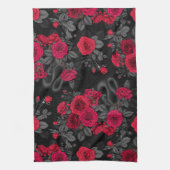 Linge De Cuisine Caché en rose (Vertical)