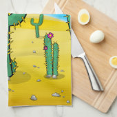 Linge De Cuisine Cactus (Quart Plié)