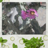 Linge De Cuisine Cactus Challa en fleurs (Plié)
