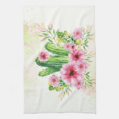 Linge De Cuisine Cactus floral (Vertical)