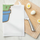 Linge De Cuisine Cactus lunaires (Quart Plié)