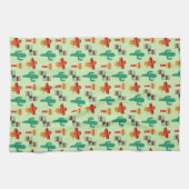 Linge De Cuisine Cactus mexicain et Sombrero Motif (Horizontal)