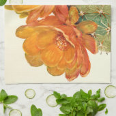 Linge De Cuisine Cactus Orange Blossoms (Plié)