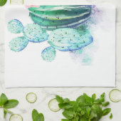 Linge De Cuisine Cactus peint (Plié)