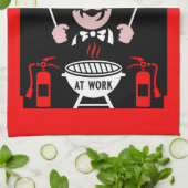 Linge De Cuisine Cadeau Chef Grill (Plié)
