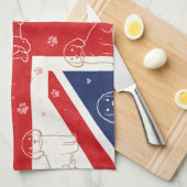 Linge De Cuisine Cadeau Cockapoo Royaume-Uni | Chien Union Jack  (Quart Plié)