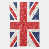 Linge De Cuisine Cadeau Cockapoo Royaume-Uni | Chien Union Jack  (Vertical)