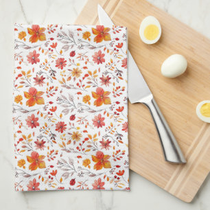 Linge De Cuisine Cadeau d'anniversaire Aquarelle Florale Dans Les