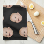 Linge De Cuisine Cadeau de cuisson sur le visage personnalisé de gr<br><div class="desc">Cadeau de cuisson faciale personnalisée serviette de cuisine de grand-mère personnalisée</div>