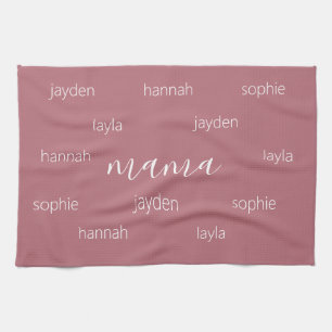 Linge De Cuisine Cadeau de jour des mères personnalisées pour maman