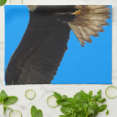 Linge De Cuisine Cadeau de la faune de l'aigle à tête volante (Plié)