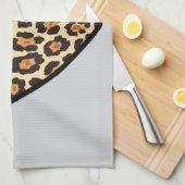 Linge De Cuisine Cadeau de la Saint-Valentin cœur de léopard mignon (Quart Plié)