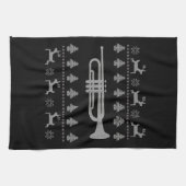 Linge De Cuisine Cadeau de la trompette de Noël (Horizontal)