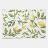 Linge De Cuisine Cadeau de mariage méditerranéen Citron Jaune (Horizontal)
