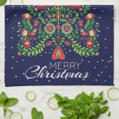 Linge De Cuisine Cadeau de Noël (Plié)