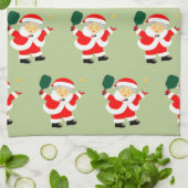Linge De Cuisine Cadeau de Noël de pickleball (Plié)