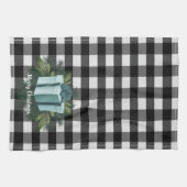 Linge De Cuisine Cadeau de Noël Plaid Buffalo | TURQUOISE (Horizontal)