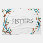 Linge De Cuisine Cadeau de soeurs (Horizontal)