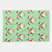 Linge De Cuisine Cadeau de vacances créatif de course à pied (Horizontal)