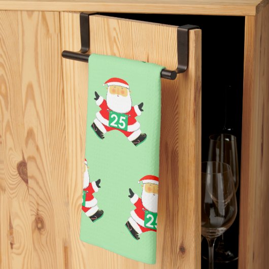 Linge De Cuisine Cadeau de vacances créatif de course à pied (Pliage en tiers)
