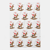 Linge De Cuisine Cadeau de vacances de Noël équestre (Vertical)