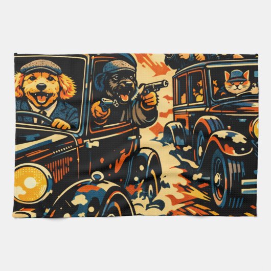 Linge De Cuisine Cadeau décoration maison Cockapoo Pop Art (Horizontal)
