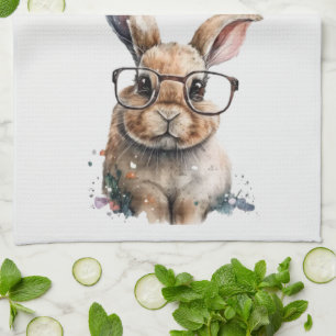 Linge De Cuisine Cadeau drôle, Lapin, Café, Cadeau pour ami