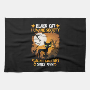 Linge De Cuisine Cadeau Halloween   Société humaine plaçant des fam