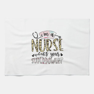 Linge De Cuisine Cadeau infirmière   Fière superinfirmière