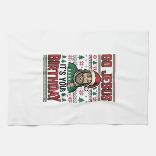 Linge De Cuisine Cadeau Jésus Noël Anniversaire Vintage T-Shirt