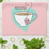Linge De Cuisine Cadeau mignon de Positivitea pour l'amant de thé (Plié)