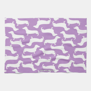 Linge De Cuisine Cadeau parfait de motif mignon de teckel pour