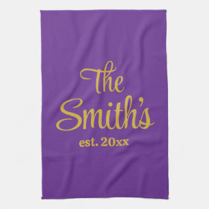 Linge De Cuisine Cadeau personnalisé de jour de mariage Cadeau de N