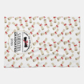 Linge De Cuisine Cadeau personnalisé | Heure De Célébration (Horizontal)