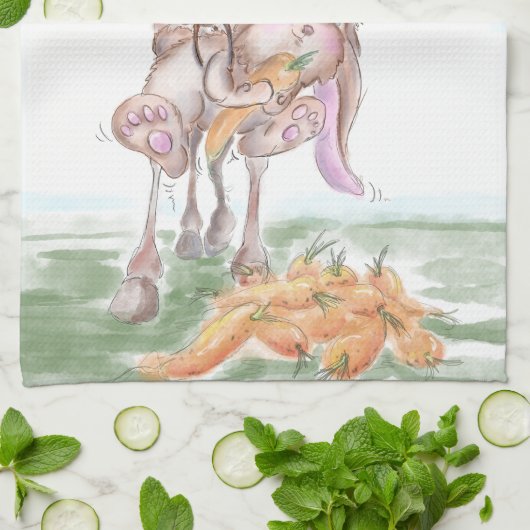 Linge De Cuisine Cadeau pour Pâques (Plié)