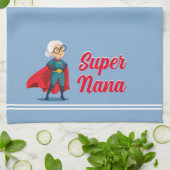 Linge De Cuisine Cadeau Super Nana Fun (Plié)