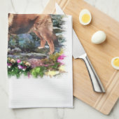 Linge De Cuisine Cadeaux d'art Leonberger (Quart Plié)