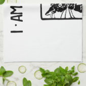 Linge De Cuisine Cadeaux de chats noirs (Plié)