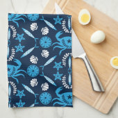 Linge De Cuisine Cadeaux de fruits de mer (Quart Plié)