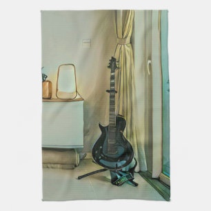 Linge De Cuisine Cadeaux de guitare pour papa